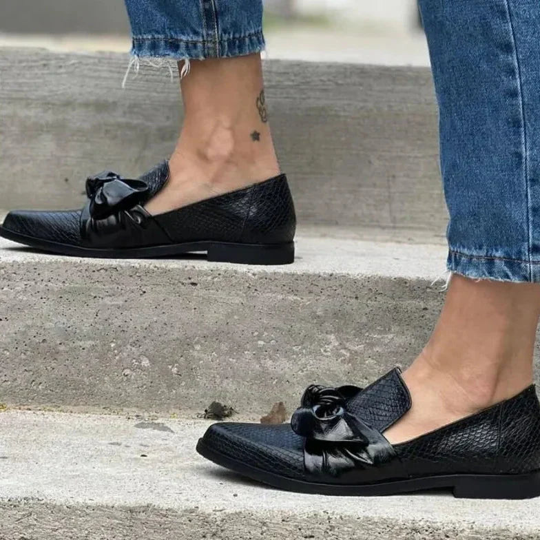 Billie | Elegante Loafers met strik