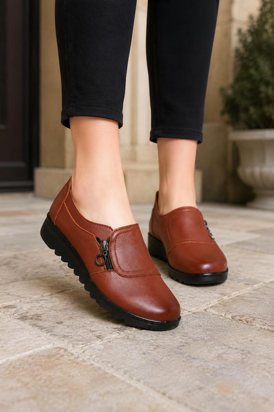 Madée | Comfortabele Loafers met rits